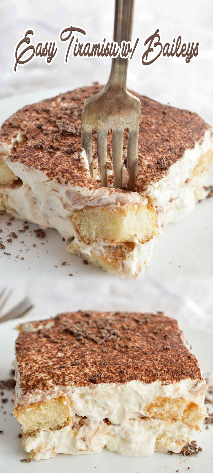 Easy Tiramisu with Baileys