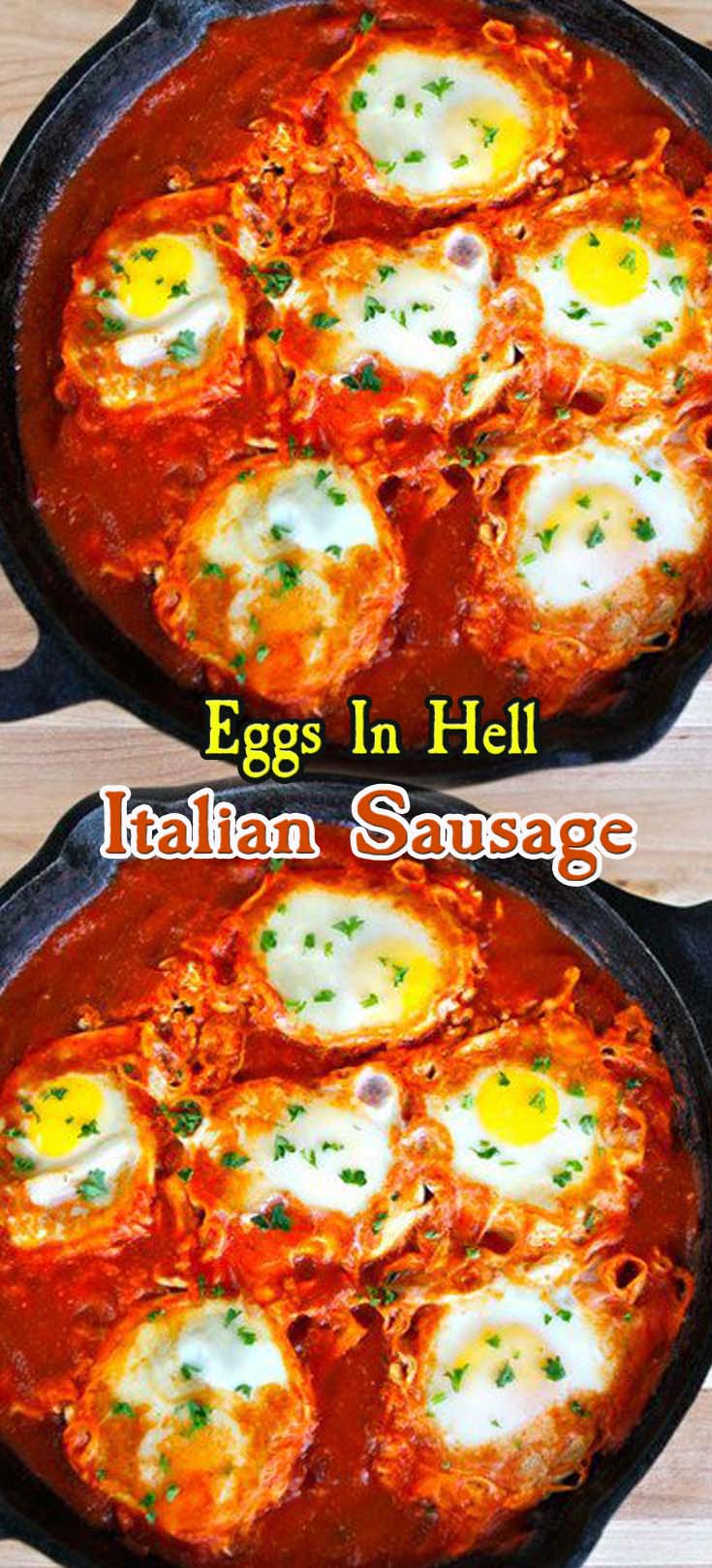 Eggs In Hell Italian Sausage