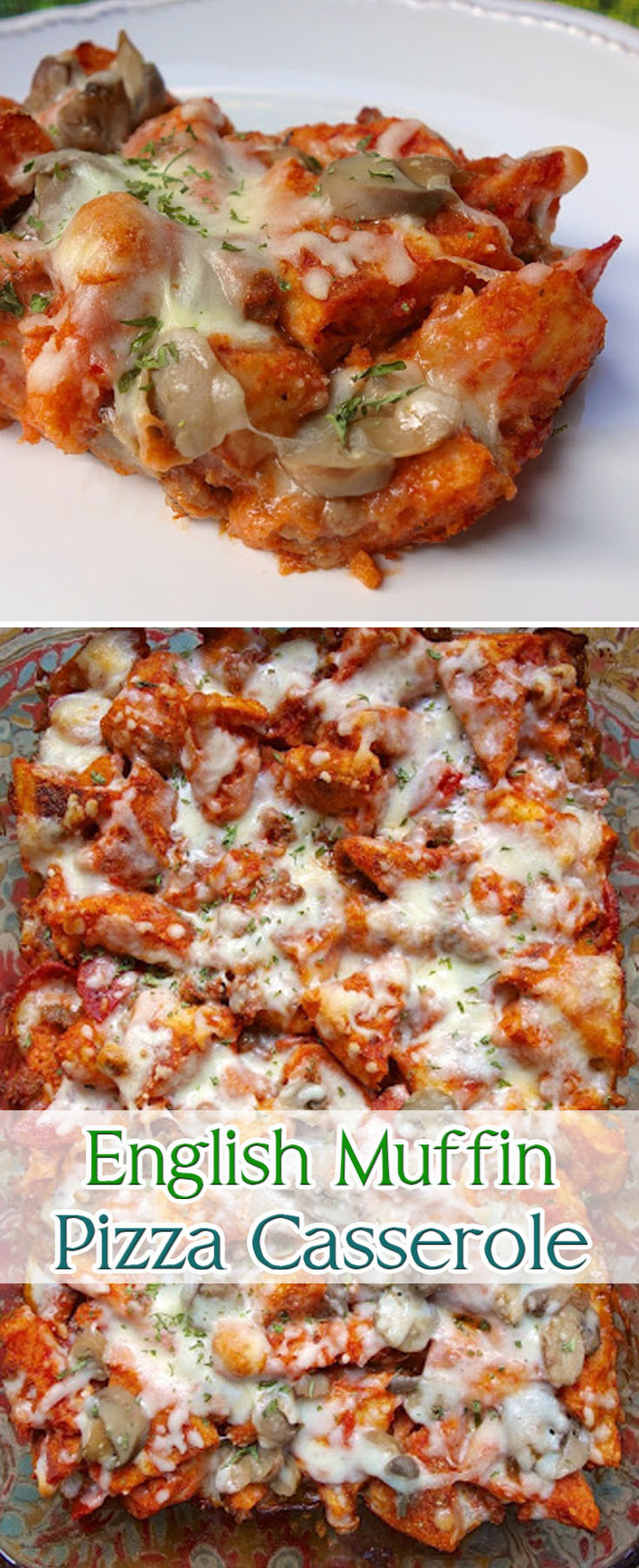 English Muffin Pizza Casserole