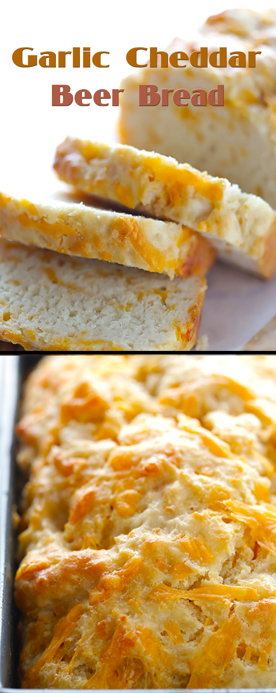 Garlic Cheddar Beer Bread