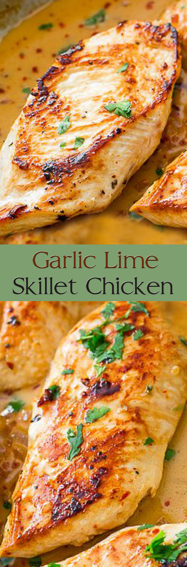 Garlic Lime Skillet Chicken