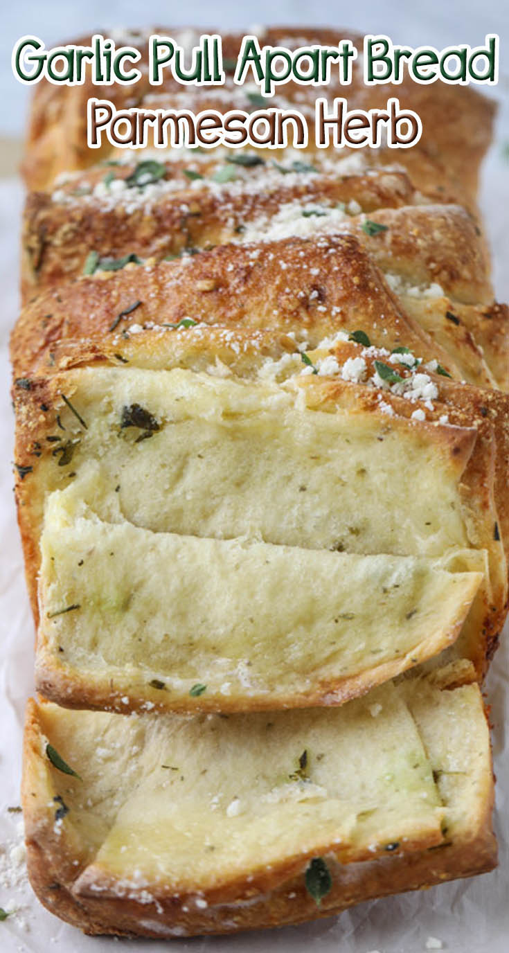 Garlic Pull Apart Bread Parmesan Herb