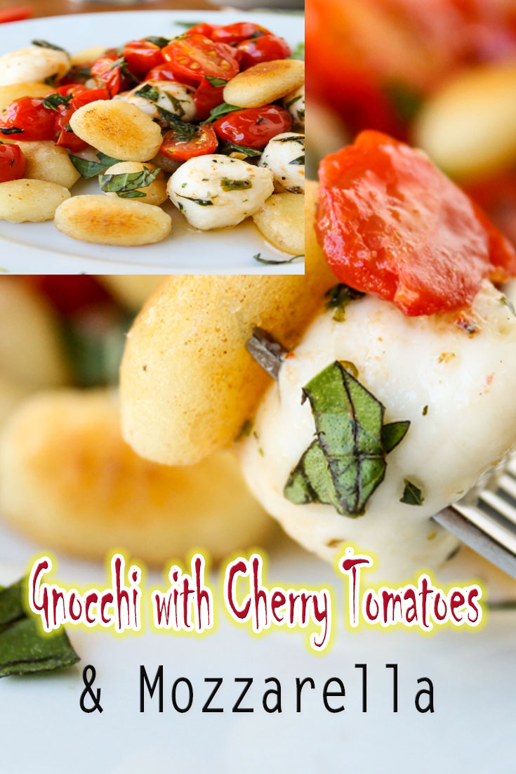 Gnocchi with Cherry Tomatoes and Mozzarella