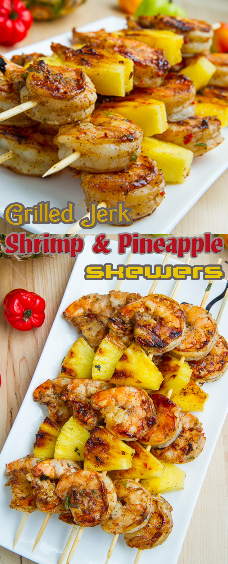 Grilled Jerk Shrimp and Pineapple Skewers r2