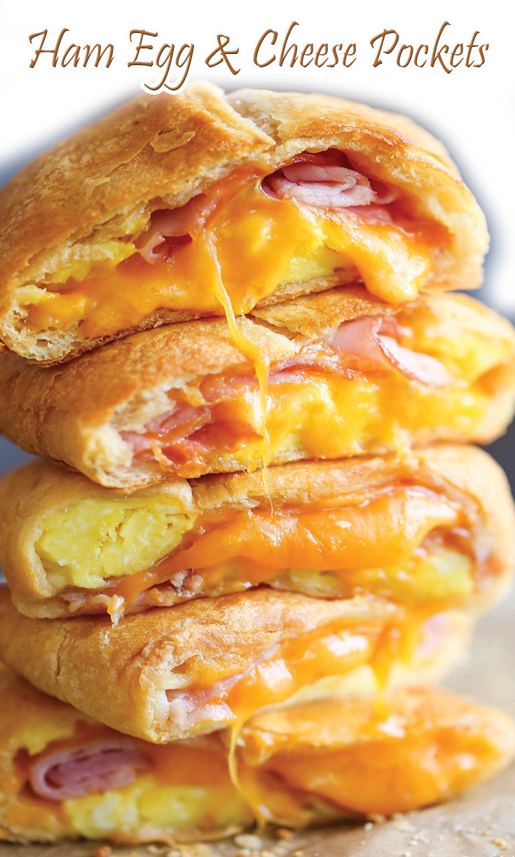 Ham Egg And Cheese Pockets