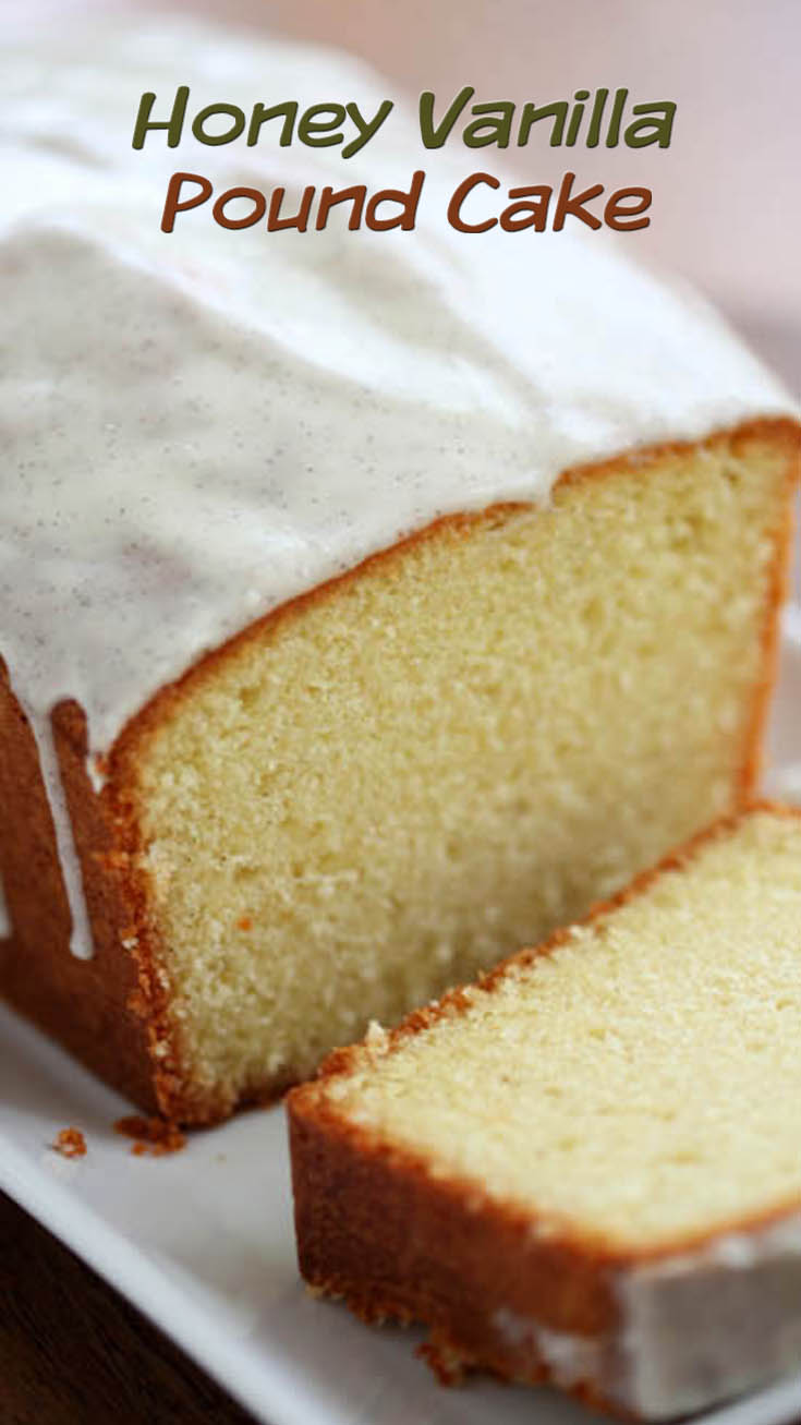 Honey Vanilla Pound Cake 