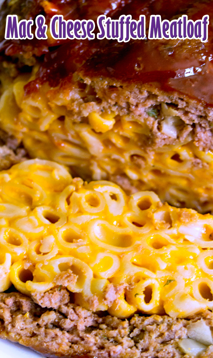 Mac and Cheese Stuffed Meatloaf image