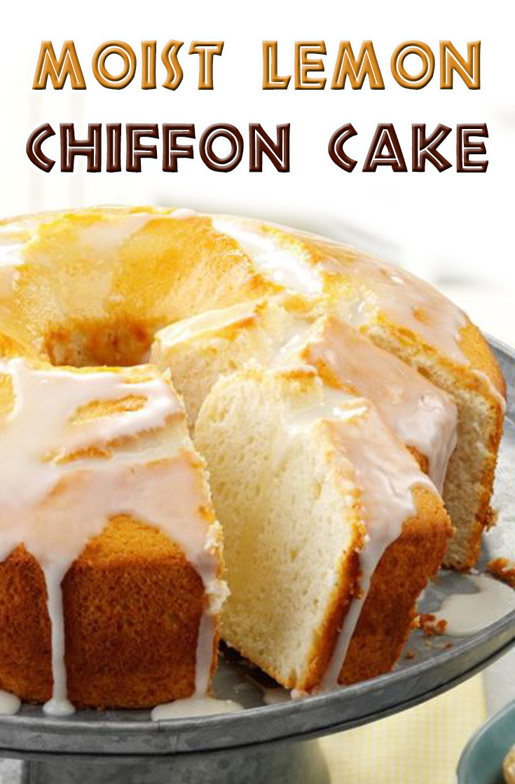 Moist Lemon Chiffon Cake