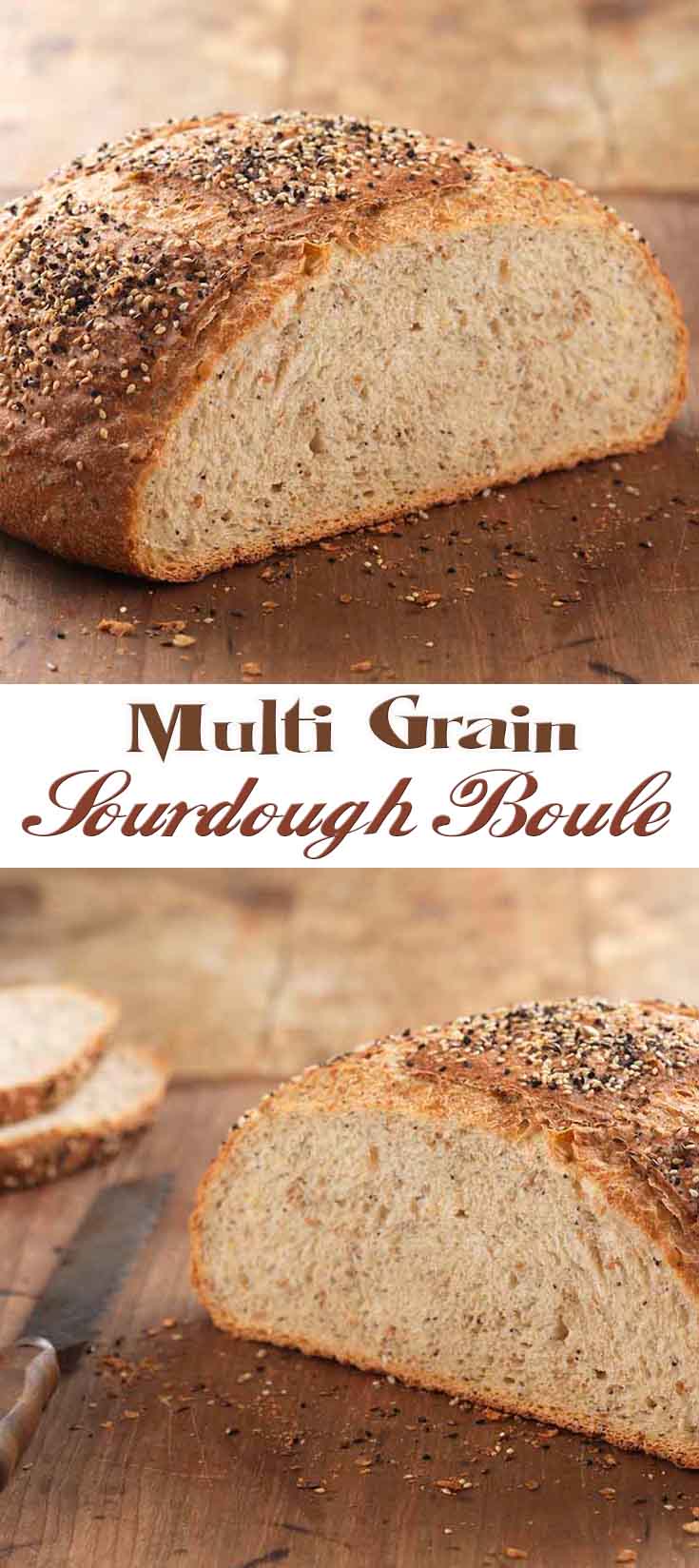 Multi Grain Sourdough Boule