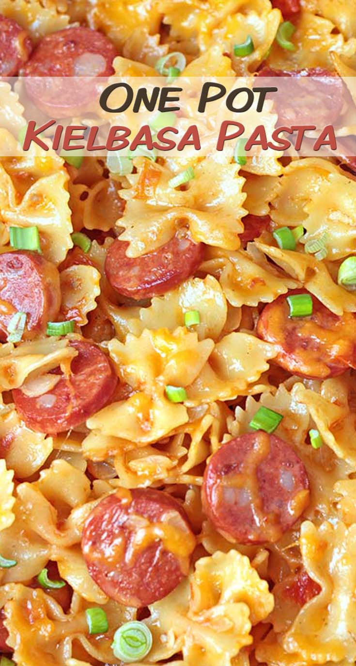 One Pot Kielbasa Pasta 