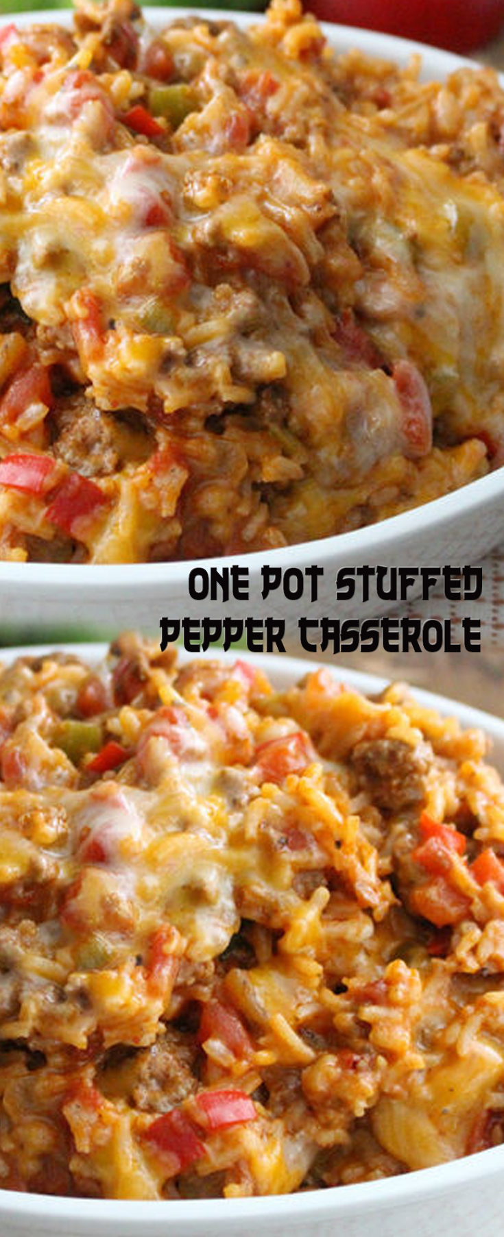 One Pot Stuffed Pepper Casserole