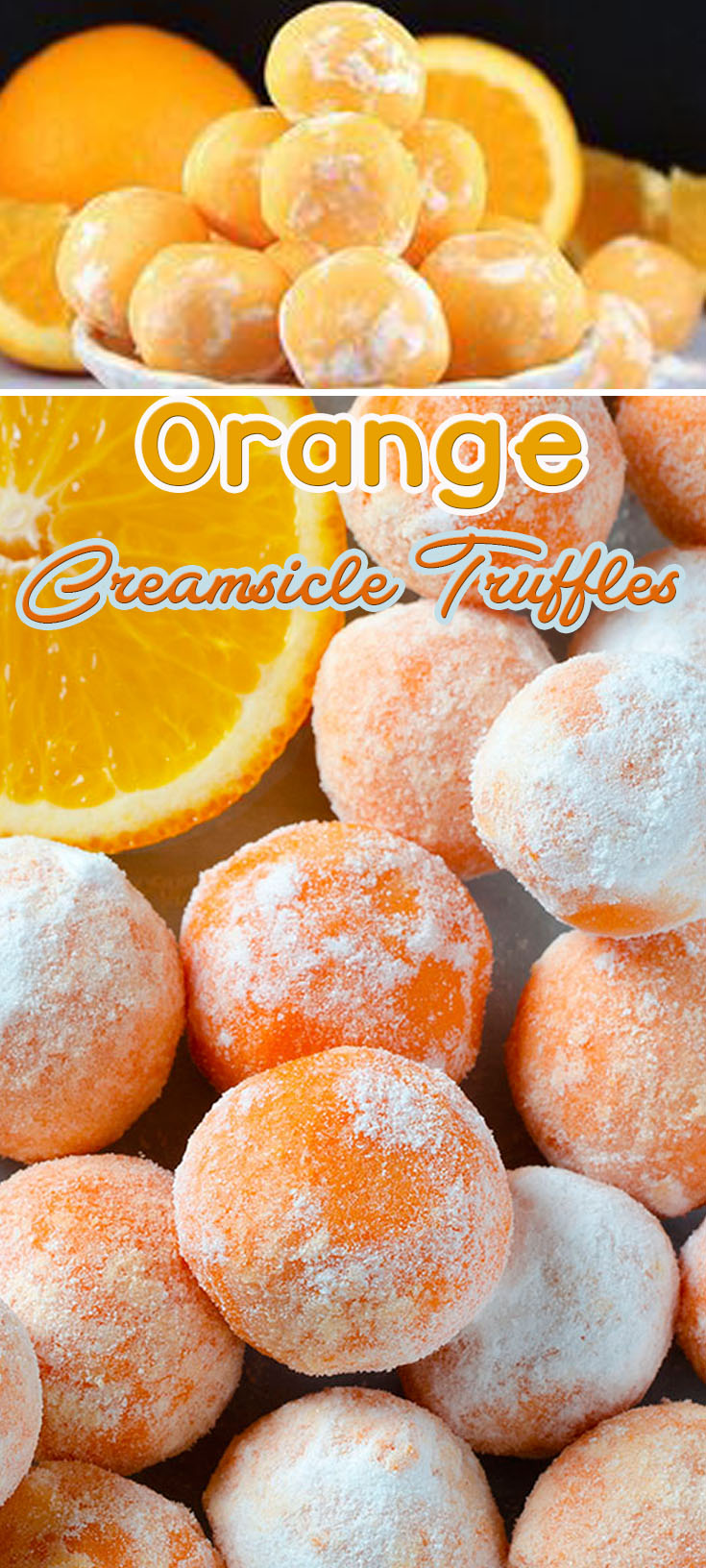 Orange Creamsicle Truffles