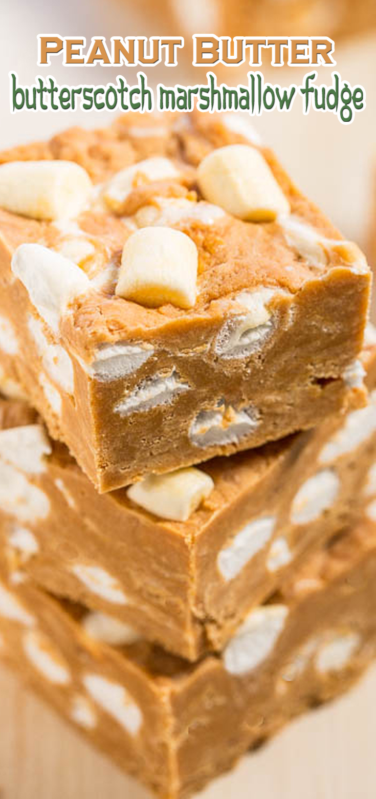 Peanut Butter Butterscotch Marshmallow Fudge