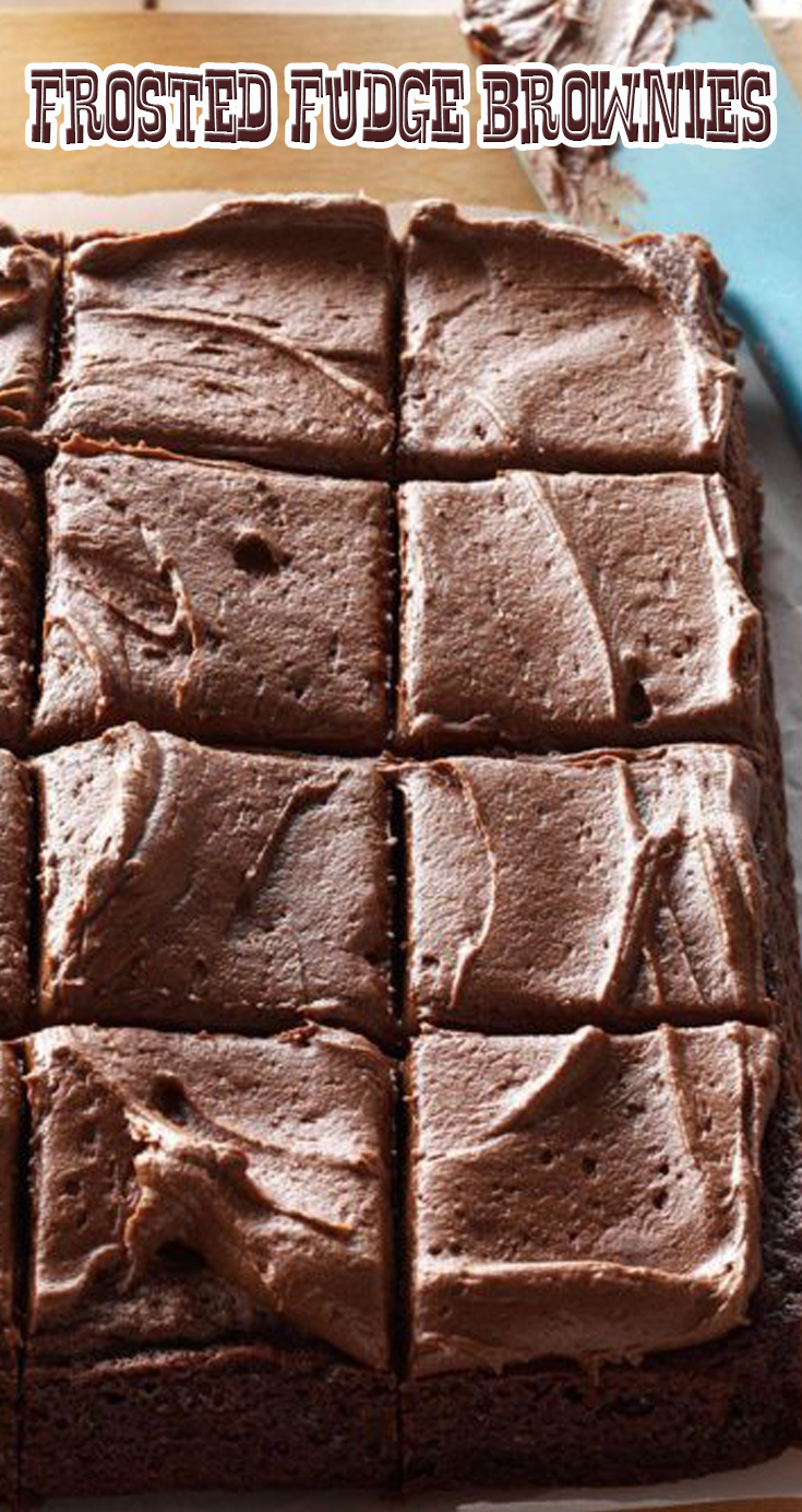 Perfect Frosted Fudge Brownies