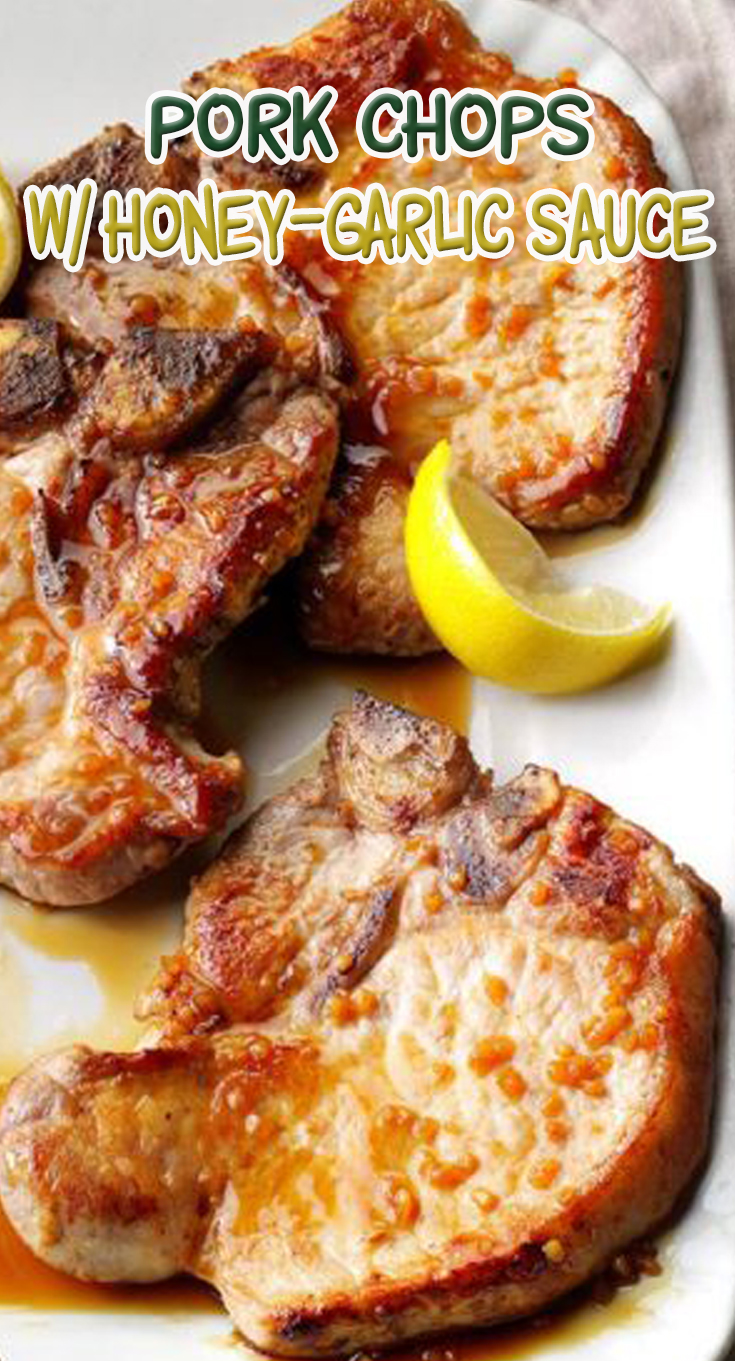 Pork Chops with Honey-Garlic Sauce