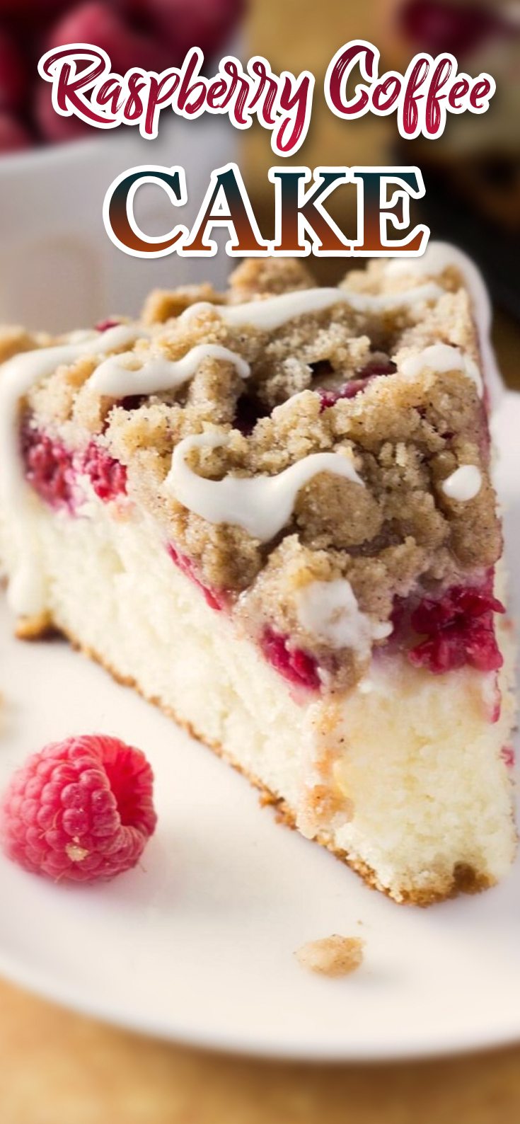 Raspberry Cinnamon Roll Coffee Cake - A baJillian Recipes