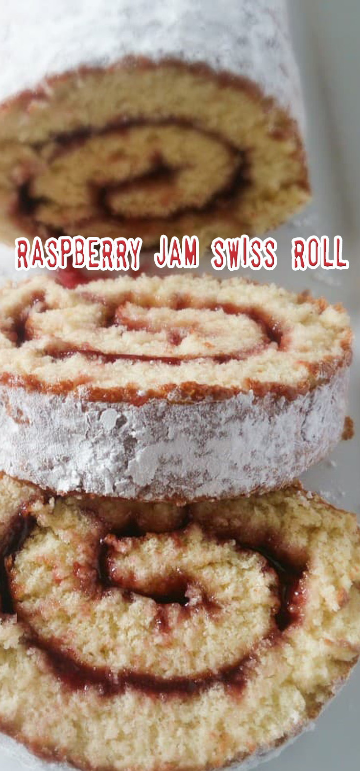 Raspberry Jam Swiss Roll