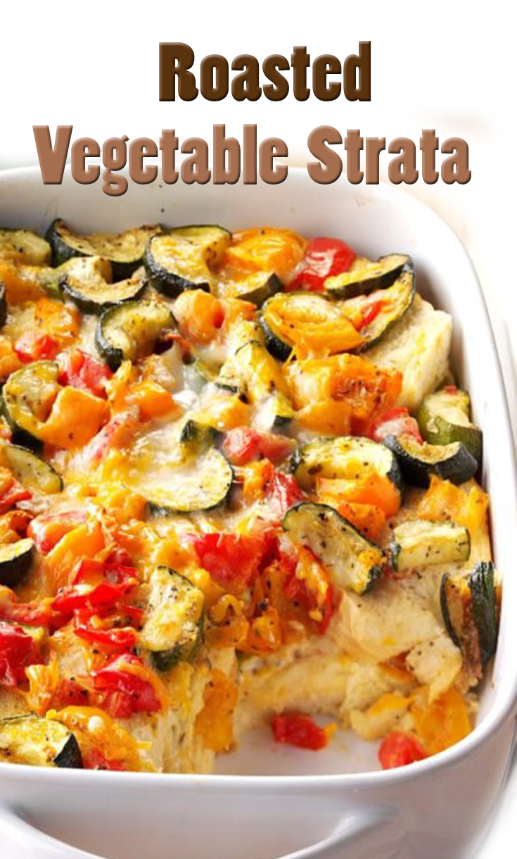 Roasted Vegetable Strata