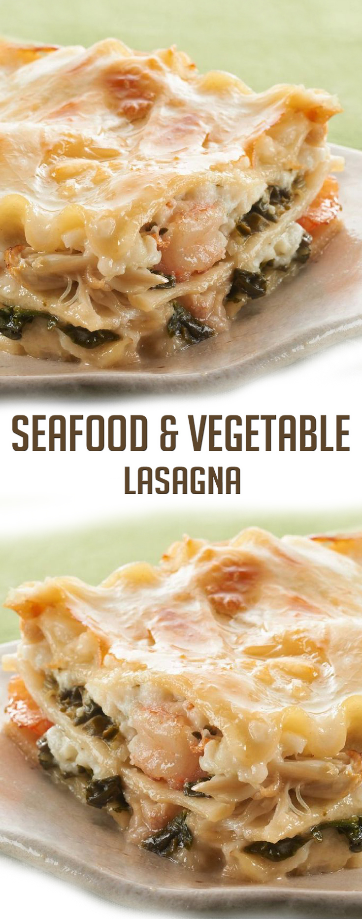 Seafood and Vegetable Lasagna