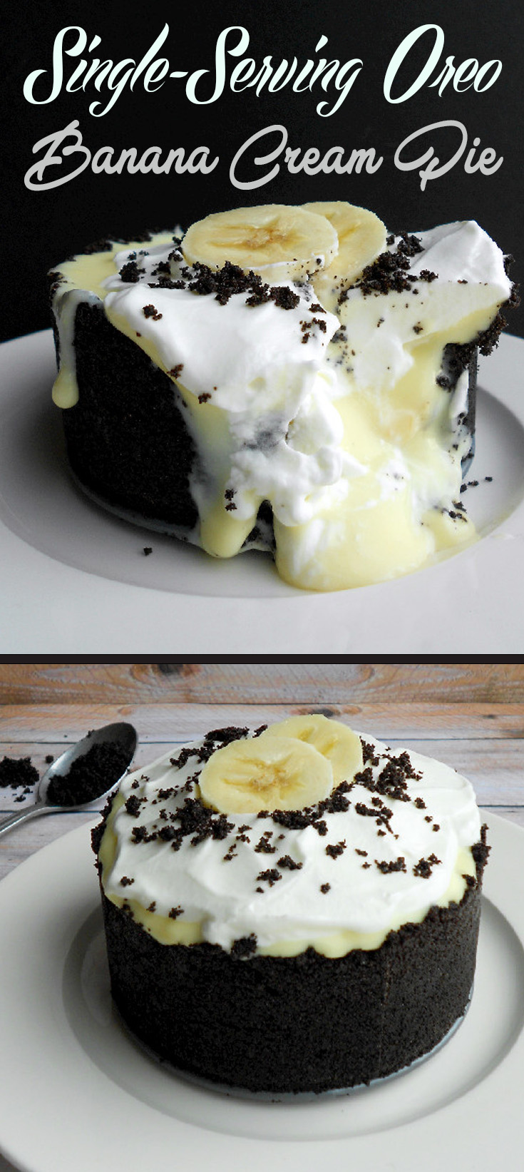 Single-Serving Oreo Banana Cream Pie