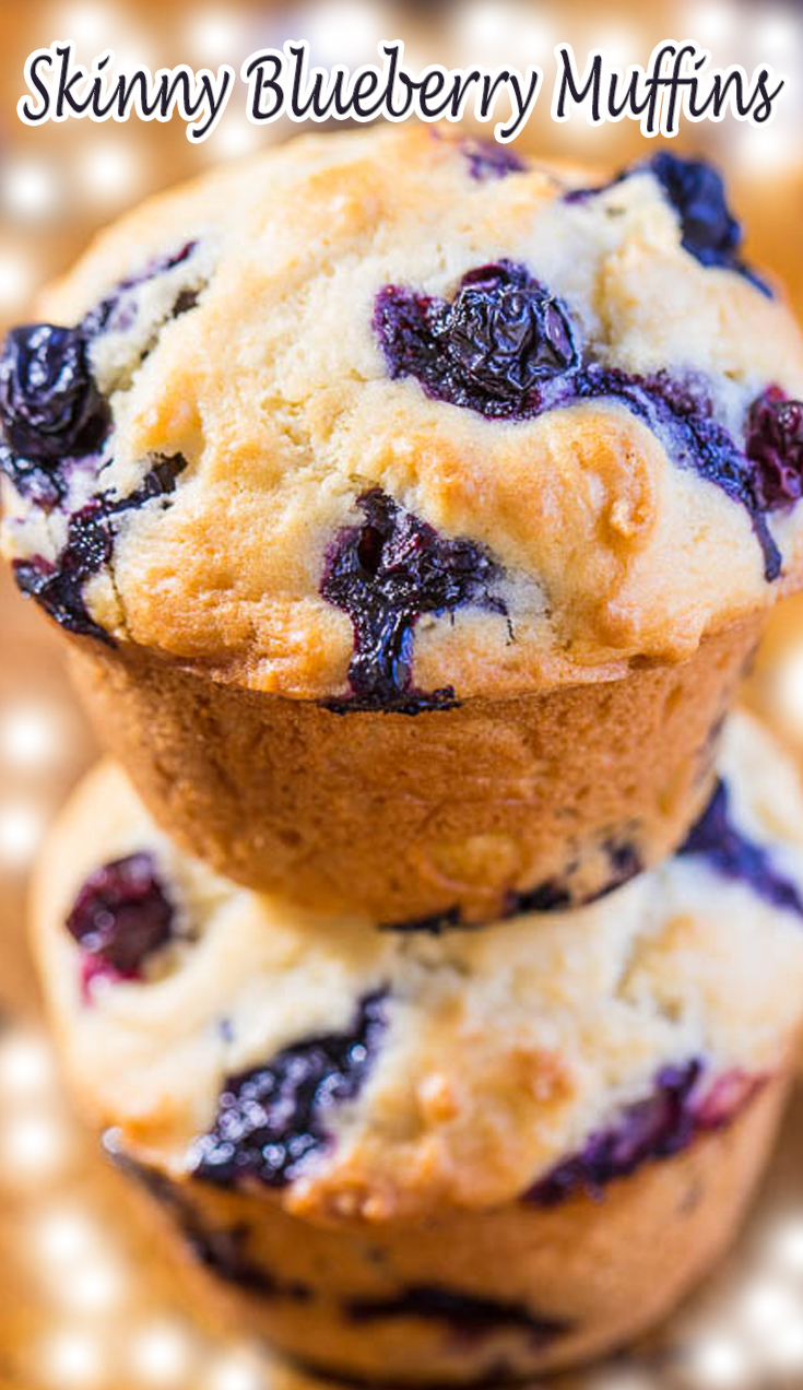 Skinny Blueberry Muffins