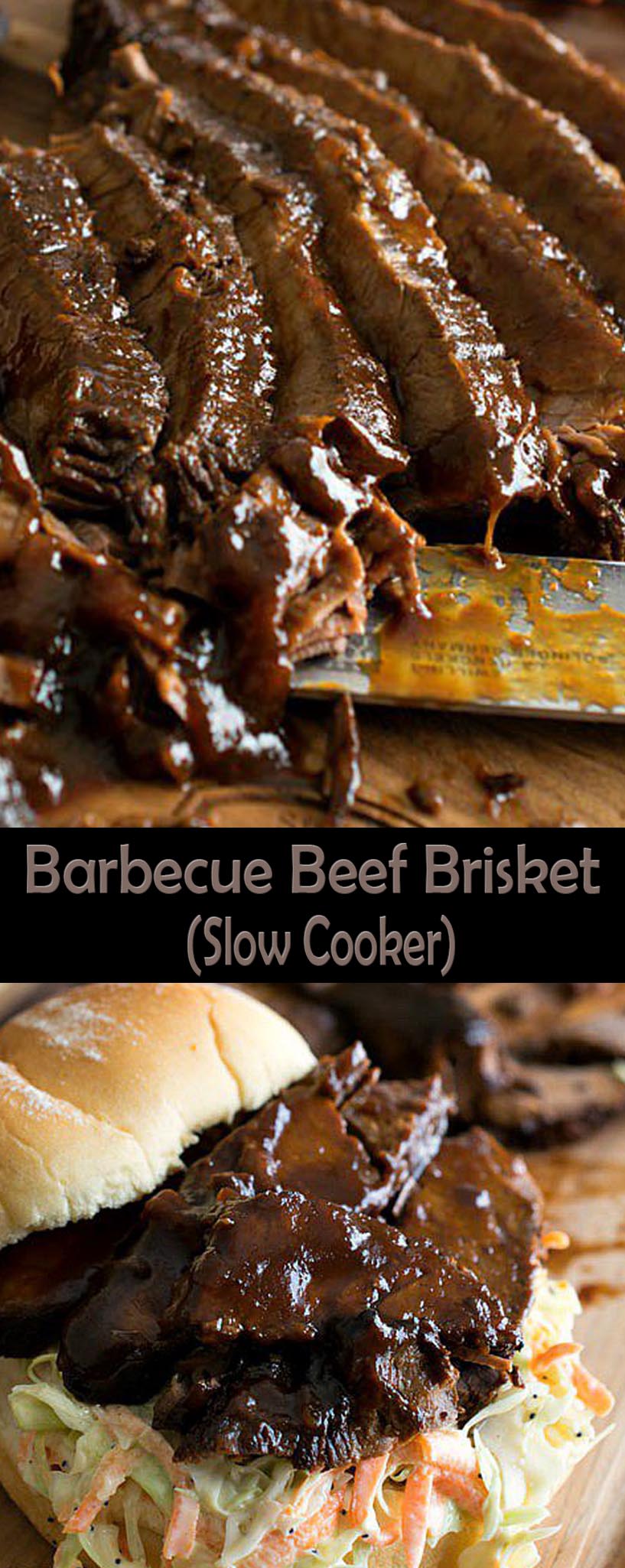 Slow Cooker Barbecue Beef Brisket