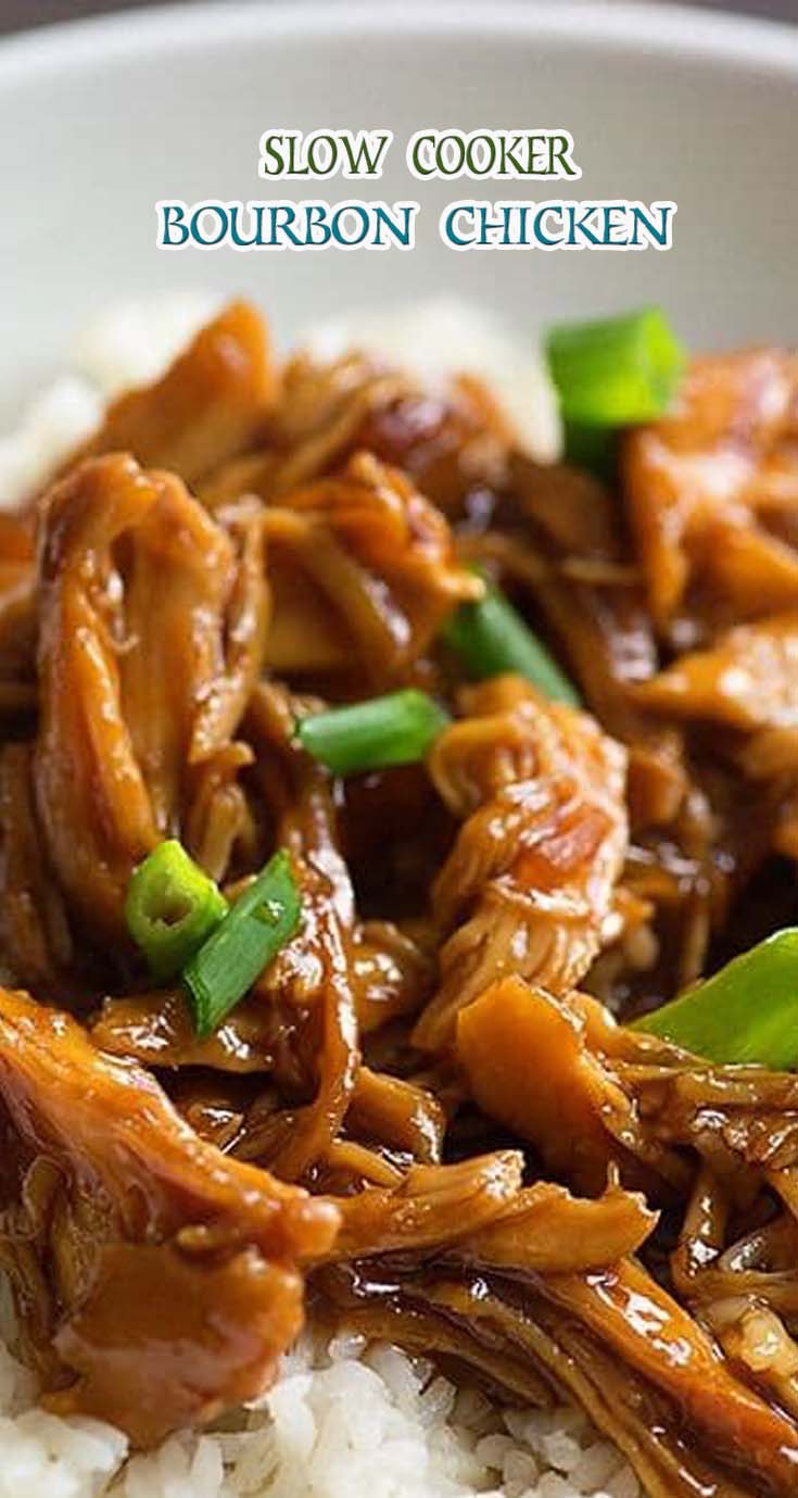 Slow Cooker Bourbon Chicken