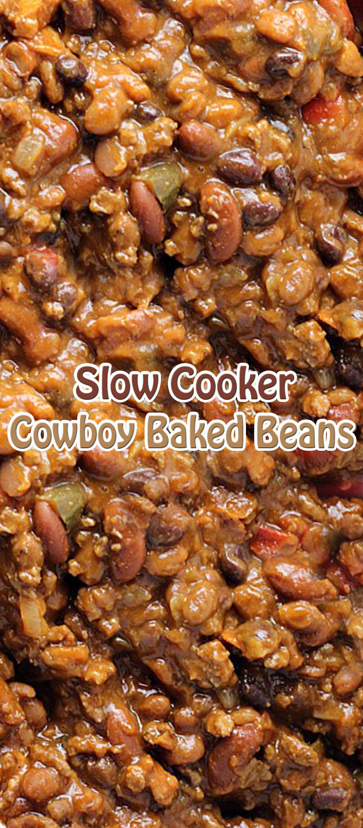 Slow Cooker Cowboy Baked Beans