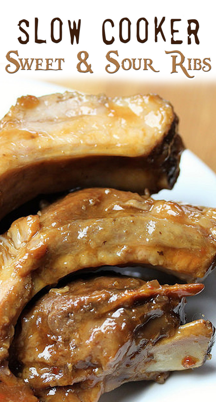 Slow Cooker Sweet and Sour Ribs