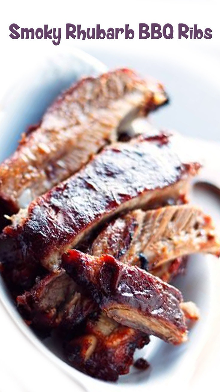 Smoky Rhubarb BBQ Ribs