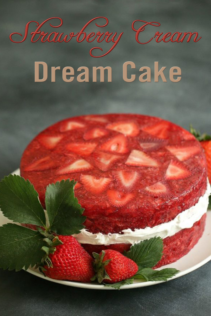 Strawberry Cream Dream Cake