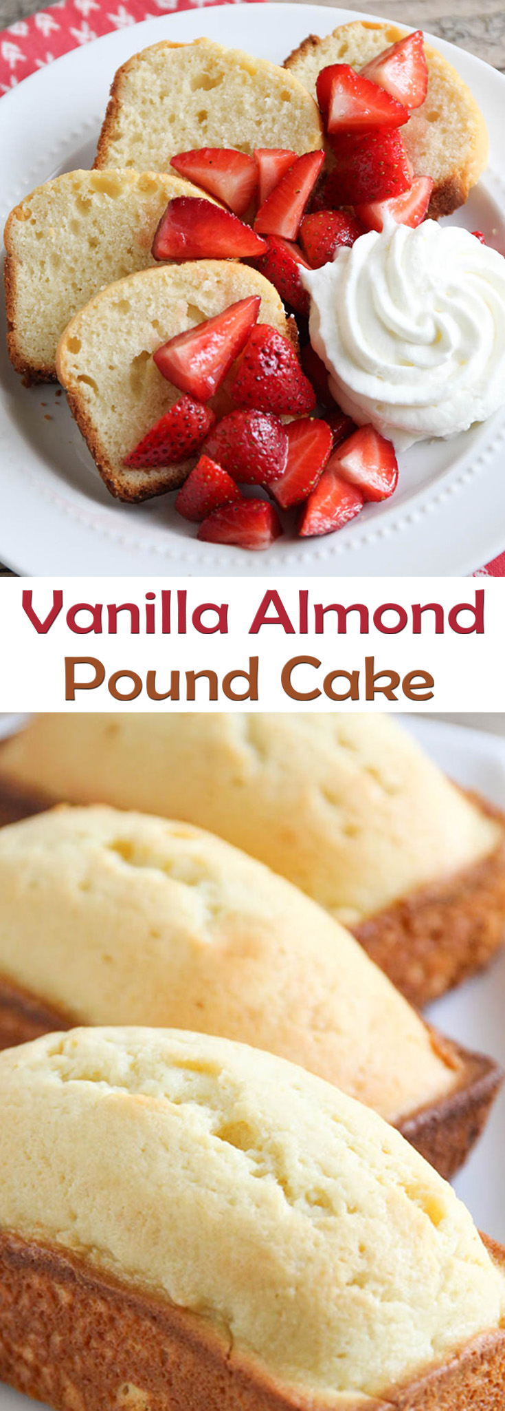 Vanilla Almond Pound Cake