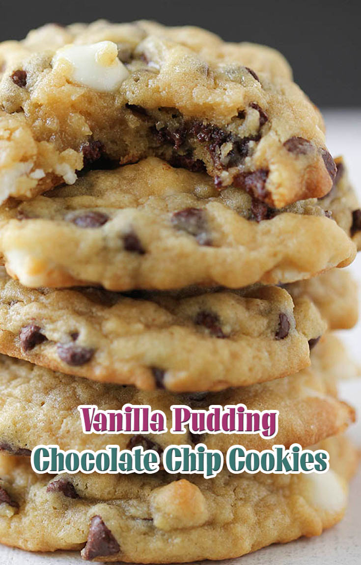 Vanilla Pudding Chocolate Chip Cookies