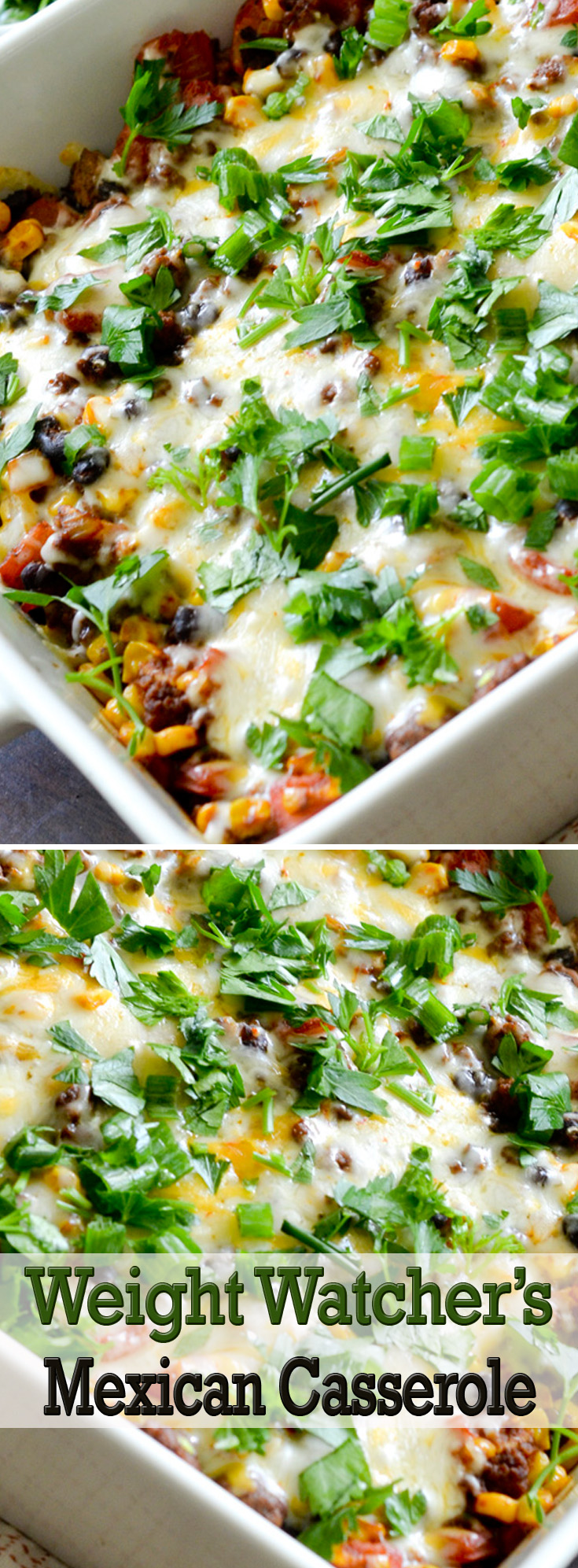 Weight Watcher’s Mexican Casserole