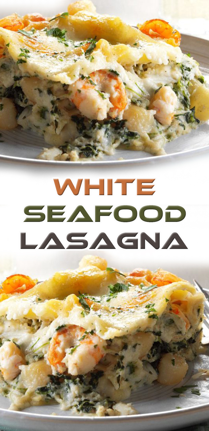 White Seafood Lasagna