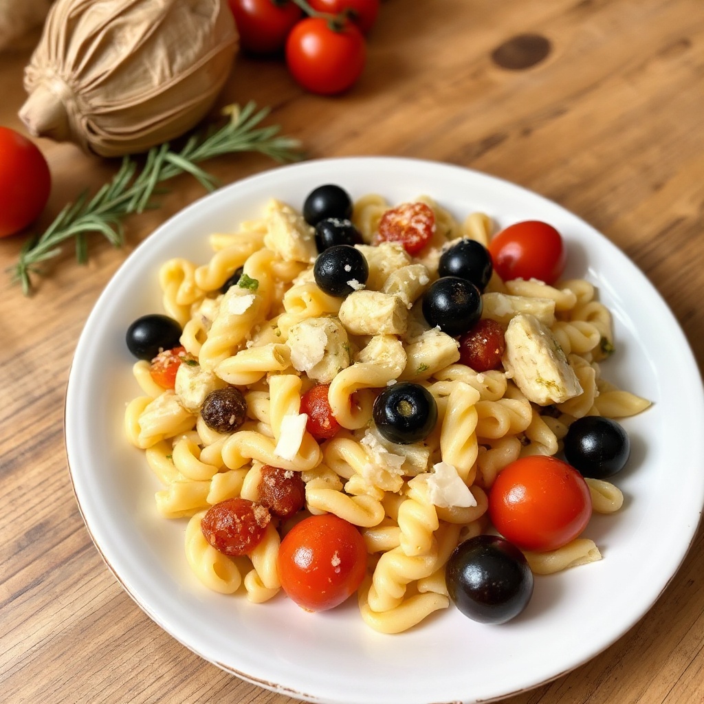 Mediterranean Artichoke Pasta Delight