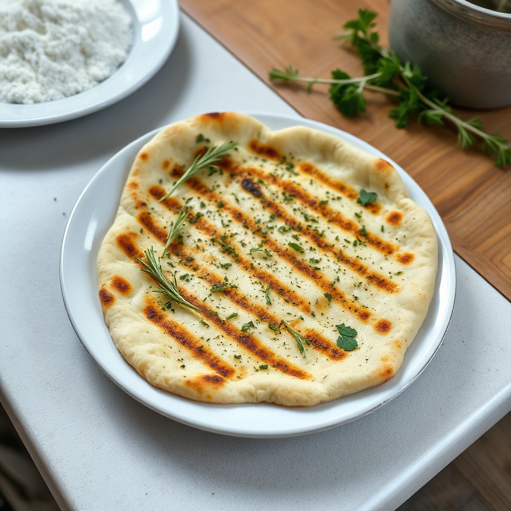 Kräutergegrilltes Fladenbrot