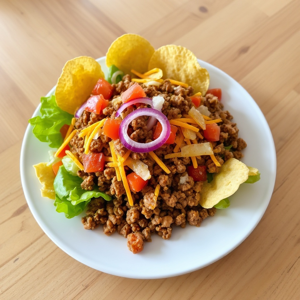 Knuspriger Taco-Salat-Genuss