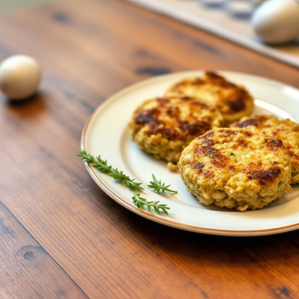 Savory Turkey Stuffing Patties