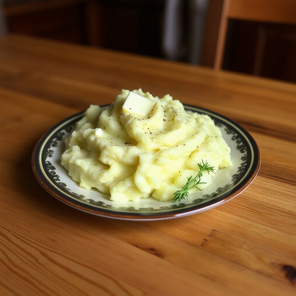Creamy Garlic Mashed Potatoes with a Twist