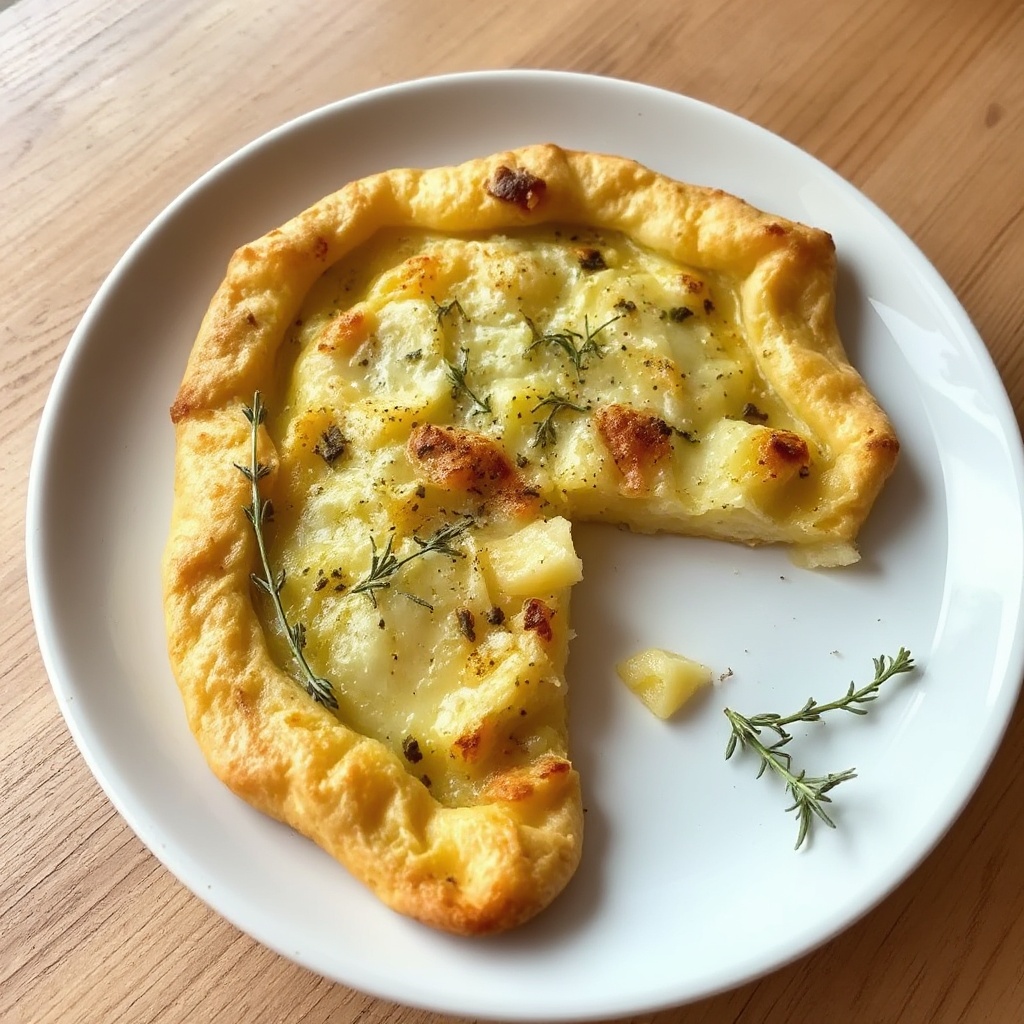 Rustikale Kräuter-Kartoffel-Galette