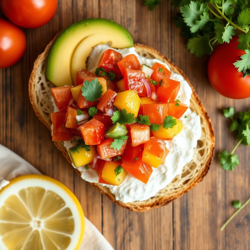 Bread with Tomato Salsa