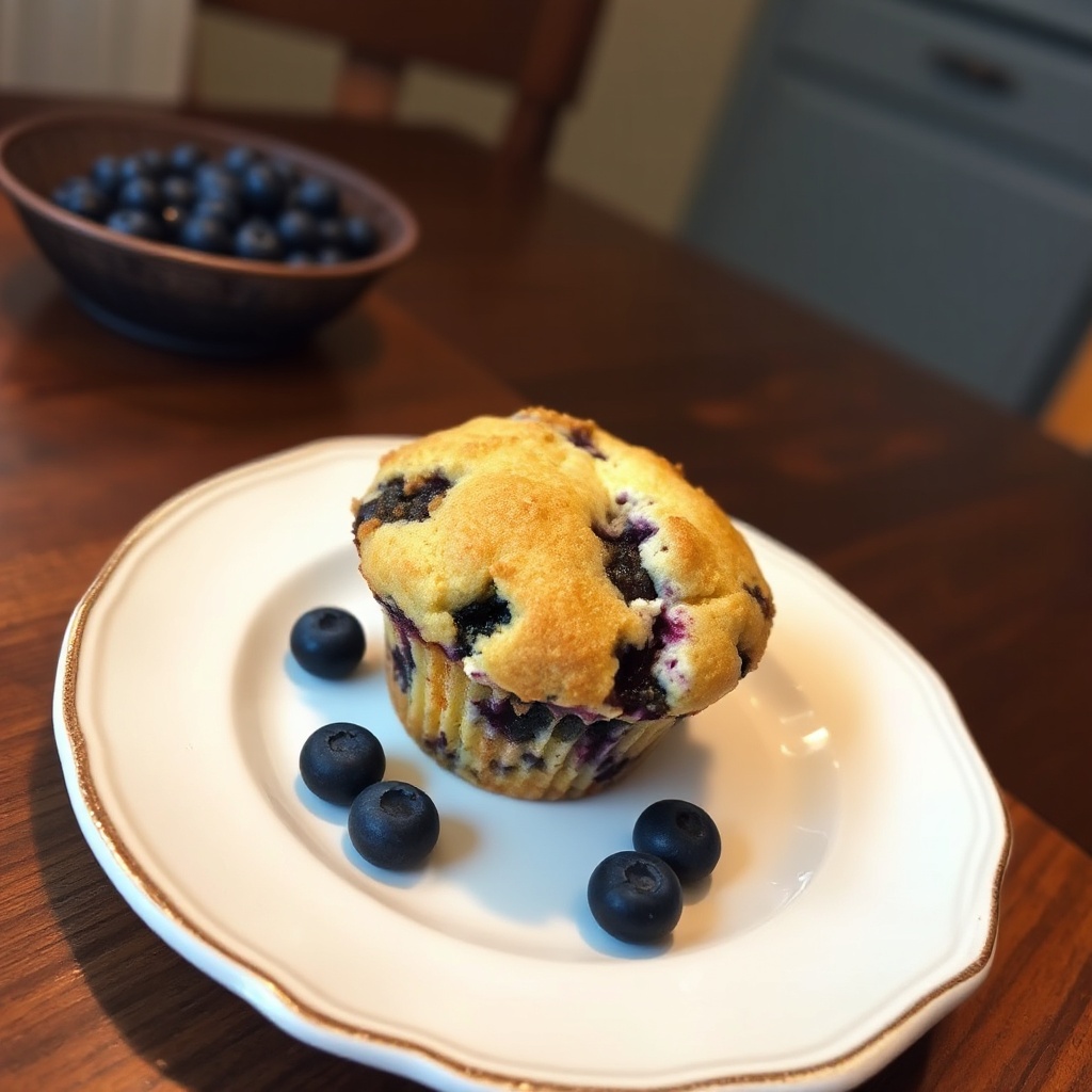 Blaubeer-Frischkäse-Überraschungsmuffins