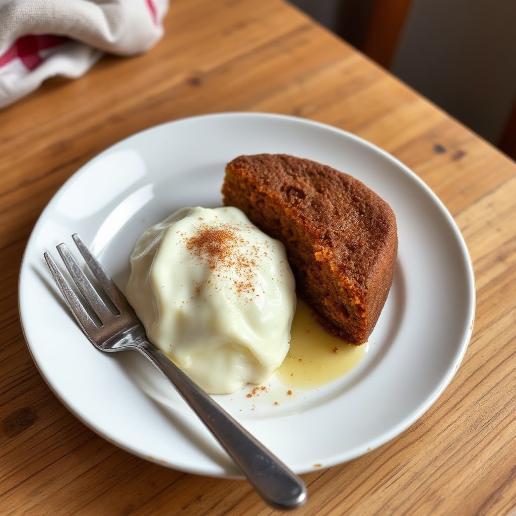 Lebkuchen-Kuchen mit einer würzigen Note