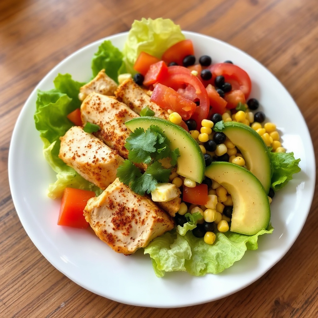 Würziger Südwestlicher Hühnersalat