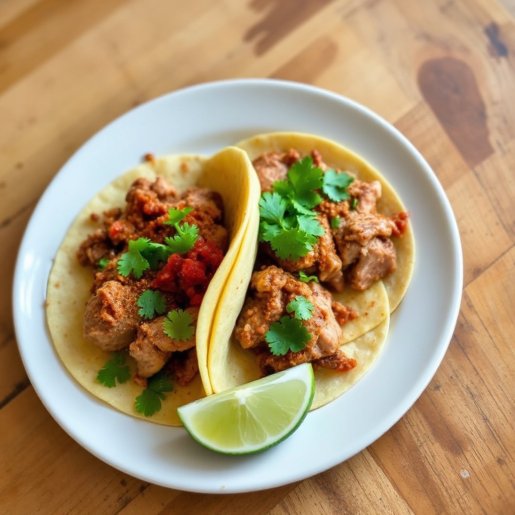 Slow Cooker Spiced Pork Tacos