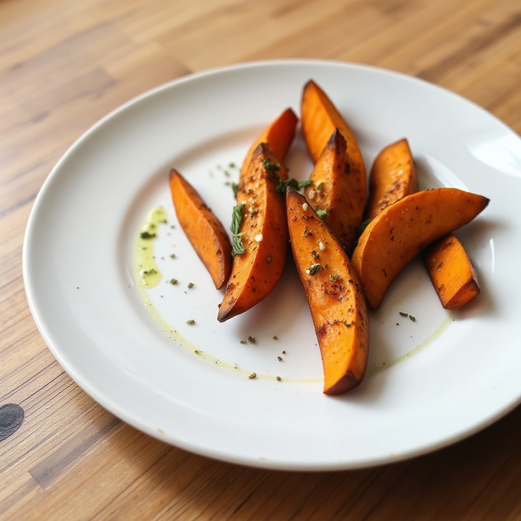 Savory Spiced Sweet Potato Wedges