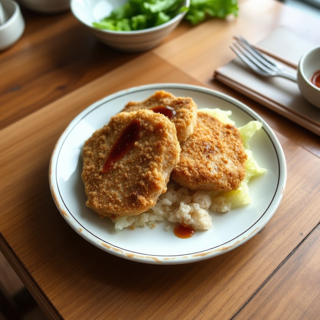 Knusprige Japanische Schweinekoteletts
