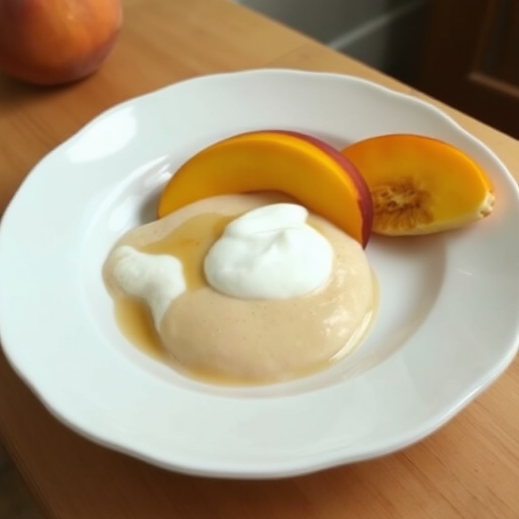 Pfirsich-Bananen-Glück Smoothie
