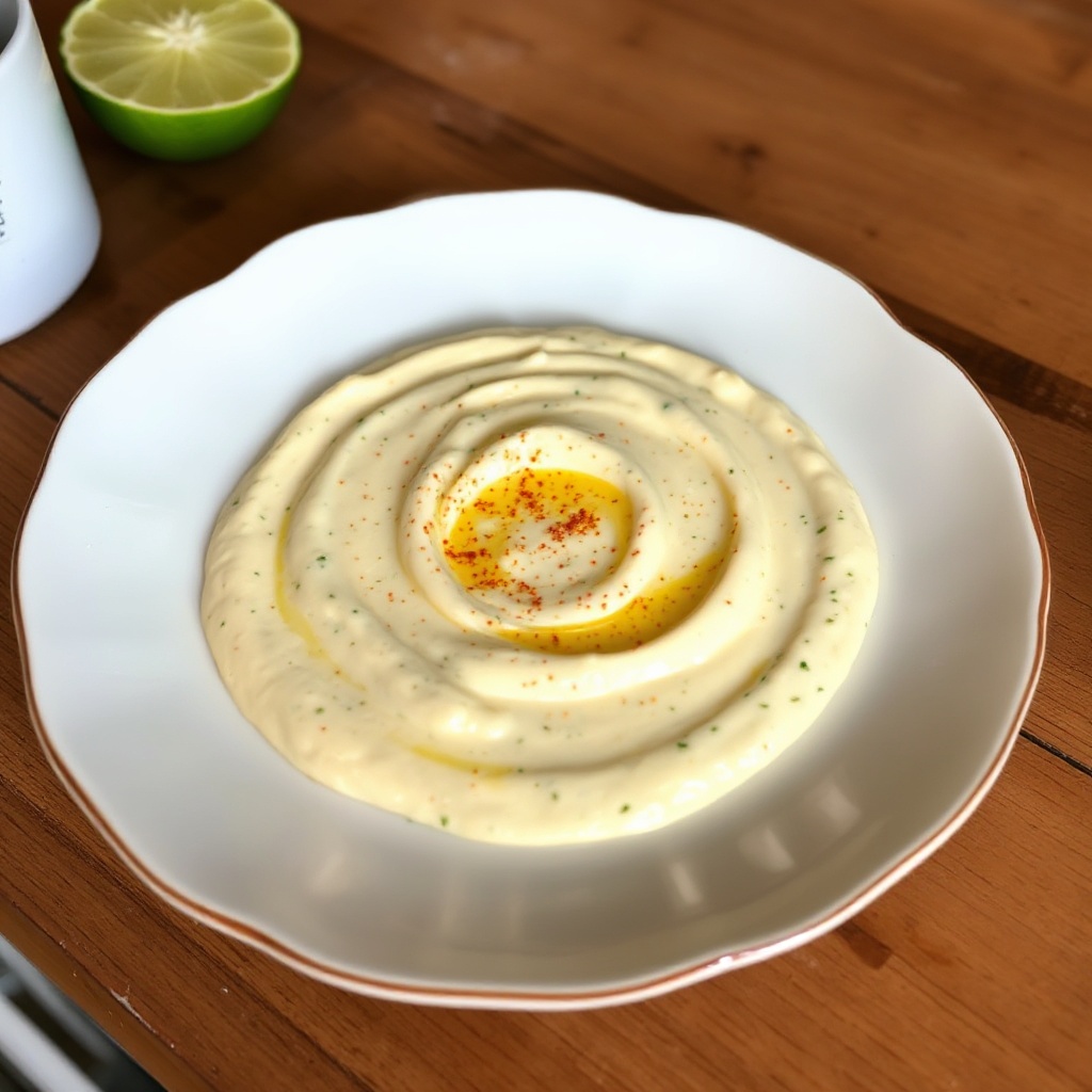 Würzige Limetten- und Cayenne-Aioli